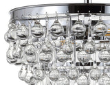 Toronto Metal/Crystal LED Flush Mount - JONATHAN Y
