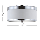 David 15" Metal LED Flush Mount - JONATHAN Y