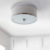 David 15" Metal LED Flush Mount - JONATHAN Y