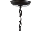 Stellaa 12" Moravian Star Metal/Clear Glass LED Pendant - JONATHAN Y