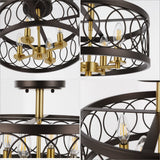 Sylvain 15.5" Metal LED Semi Flush Mount - JONATHAN Y