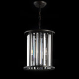 Bevin 12" Metal/Crystal LED Pendant - JONATHAN Y