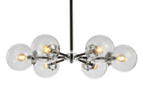 Caleb 28" Brass Cluster Pendant - JONATHAN Y