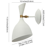 Josef 10" Iron Retro LED Wall Sconce