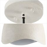 Luella 11.75" 1-Light Bohemian Coastal Adjustable Plaster-Look Organic Scalloped Dome Metal LED Pendant