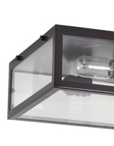 Grayson 12" Metal/Glass LED Flush Mount - JONATHAN Y
