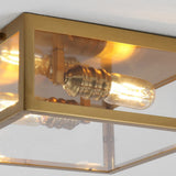 Grayson 12" Metal/Glass LED Flush Mount - JONATHAN Y