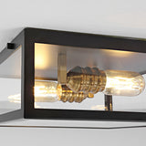 Grayson 12" Metal/Glass LED Flush Mount