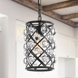 Gabrielle Crystal/Metal LED Pendant