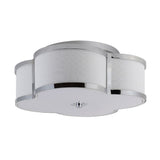 Quatrefoil Scalloped Shade Metal Classic Glam LED Flush Mount - JONATHAN Y