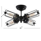 Chase 20" Metal LED Flush Mount - JONATHAN Y