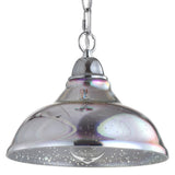 Nira 9.75" Adjustable 3D Color Burst Glass/Metal Pendant - JONATHAN Y