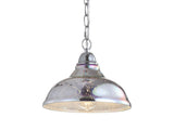 Nira 9.75" Adjustable 3D Color Burst Glass/Metal Pendant - JONATHAN Y