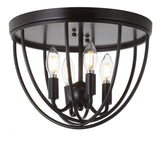 Peter 13.75" Metal LED Flush Mount - JONATHAN Y