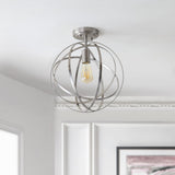 Alma 13" Metal LED Flush Mount - JONATHAN Y