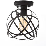 Alma 13" Metal LED Flush Mount - JONATHAN Y