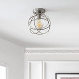Alma 13" Metal LED Flush Mount - JONATHAN Y