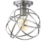 Alma 13" Metal LED Flush Mount - JONATHAN Y