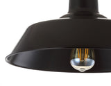 Camila 14" Classic Industrial Indoor/Outdoor Iron LED Semi Flush Mount - JONATHAN Y