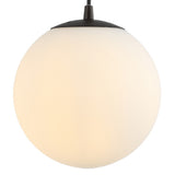 Bleecker 7.75" Metal/Glass Globe LED Pendant