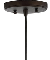 Bleecker 7.75" Metal/Glass Globe LED Pendant