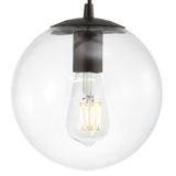Bleecker 7.75" Metal/Glass Globe LED Pendant