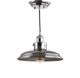 Bedford 11" Adjustable Iron Industrial Rustic LED Pendant - JONATHAN Y