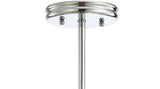 Cisco 11.75" Iron Modern Farmhouse LED Semi Flush Mount - JONATHAN Y