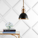 Homer Modern Industrial Iron LED Dome Pendant