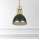 Homer Modern Industrial Iron LED Dome Pendant