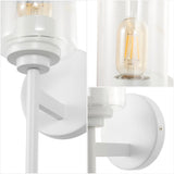 Juno Farmhouse Industrial Iron Cylinder LED Sconce