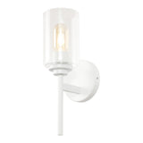 Juno Farmhouse Industrial Iron Cylinder LED Sconce