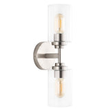 Cera Farmhouse Industrial Iron Cylinder LED Sconce - JONATHAN Y
