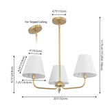 Pauline Coastal Contemporary Adjustable Swooping Arm Candle-Style Metal LED Chandelier