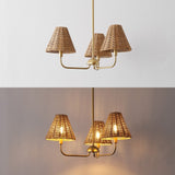 Pauline Coastal Contemporary Adjustable Swooping Arm Candle-Style Metal LED Chandelier