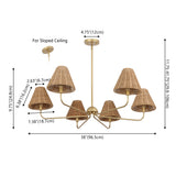 Pauline Coastal Contemporary Adjustable Swooping Arm Candle-Style Metal LED Chandelier