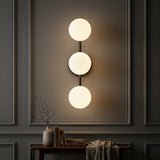 Nash 23 in. 3-Light Mid-Century Modern Metal and Frosted Glass Globe LED Vanity Light Oil Rubbed Bronze – AI-ON