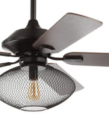 Clift 52" Mid-century LED Ceiling Fan With Remote - JONATHAN Y