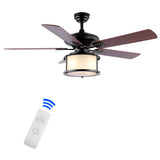 Brandy 52" Bohemain Farmhouse Iron LED CEILING FAN - JONATHAN Y