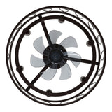 Celeste 21.6" 6-Light Industrial Farmhouse 6-Speed Metal Mobile-App/Remote-Controlled Caged LED Ceiling Fan - JONATHAN Y