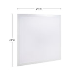 2 ft. X 2 ft. 40-Watt Dimmable Integrated LED Flat Panel Flush Mount Light with 4400 Lumens 5000K - JONATHAN Y