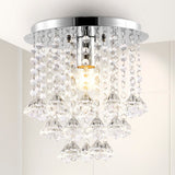 Lillibet 9.88" Traditional Transitional Iron LED Semi Flush Mount - JONATHAN Y