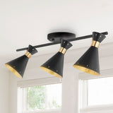 Elroy 18.25" Iron Retro Contemporary LED Track Light - JONATHAN Y