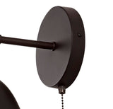 Hudson 6.5" Farmhouse Bohemian Iron LED Sconce - JONATHAN Y