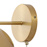 Tierra 7" Modern Midcentury Iron LED Sconce with Pull-Chain Switch - JONATHAN Y