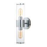 Quinn 15.5" Mid-Century Modern Iron/Acrylic LED Sconce - JONATHAN Y