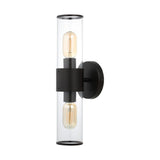 Quinn 15.5" Mid-Century Modern Iron/Acrylic LED Sconce - JONATHAN Y