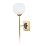 Sylvie 6" Coastal French Country Iron LED Sconce - JONATHAN Y