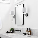 Olivia Modern Midcentury LED Vanity