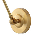 Honeycomb 7.5" Modern Contemporary Arm-Adjustable Iron/Glass LED Sconce - JONATHAN Y